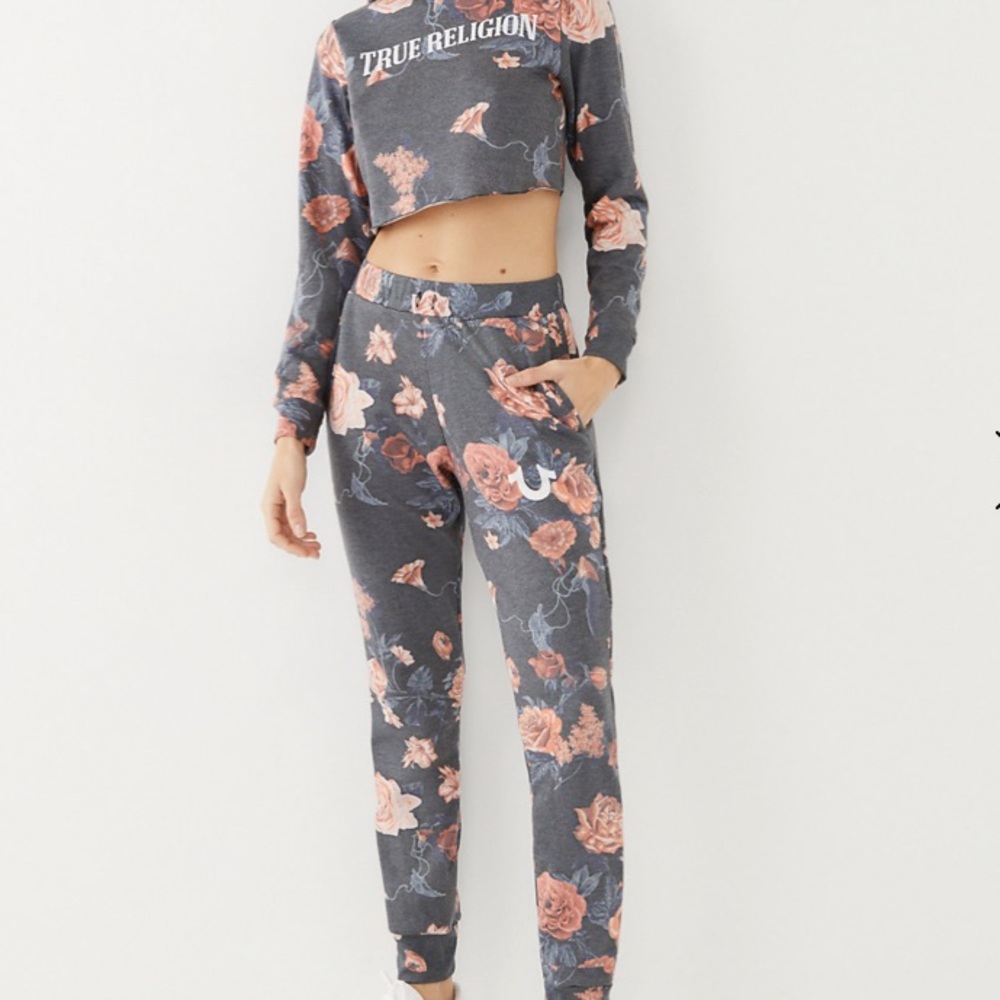 True Religion Comfy Woman’s Hoodie & Jogger Set.